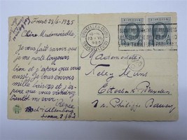 Antique Historically Important Postcard Pre-WW2 Belgium 1925 with Stamps - €38,27 EUR