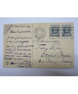 Antique Historically Important Postcard Pre-WW2 Belgium 1925 with Stamps - $839.33 MXN