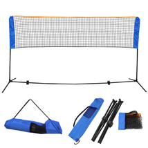 105 Ft Adjustable Badminton Volleyball Tennis Net Sport Train Portable O... - £53.10 GBP