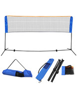 105 Ft Adjustable Badminton Volleyball Tennis Net Sport Train Portable O... - £53.50 GBP