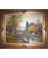 Big Original Oil Painting, signed Williams - 57 by 45 inches with frame - $351.45