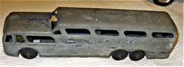 Vintage 1950's GREYHOUND Scenicrusier 7" Bus Tootsie Toy - $9.00