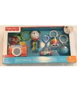 Fisher Price Tiny Take-Along Gift Set 6 Pcs. Baby Developmental Toys Fin... - $21.99