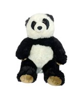 Build A Bear Black White Panda Bear Plush BAB Stuffed Animal Retired 15&quot; - £23.76 GBP