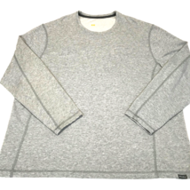 Eddie Bauer Shirt Adult 3XL Grey Thermal Wool Blend Mens Outdoor Long Sleeve - $14.50