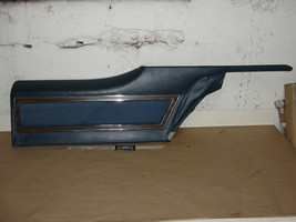 Oem 72 Buick Electra 2 Door Right Passenger Side Rear Upper Door Panel Trim Blue - £110.99 GBP