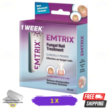 1 x EMTRIX Fungus Nail Treatment 10ml - Free Shipping-
show original tit... - $31.42