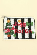  Christmas Jingle Bell Rockin Beaded Coin Bag - $29.35