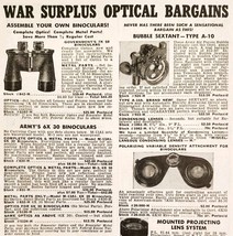 1947 Edmund Salvage War Military Surplus Store Advertisement Optics Scop... - $374.75 MXN