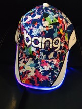 Bang Energy Drink Brim Neon Light Up Hat Multicolored SnapBack Embroider... - $23.74