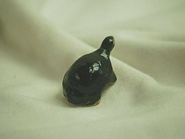 Vntage Mini Black Turtle Tortoise Figurine Windowsill Shadowbox Flower Pot Japan - £7.15 GBP