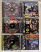 Original PlayStation PS1 Video Game Lot of 6, Razor Tarzan Tonka WWF Racing Rock - £20.87 GBP