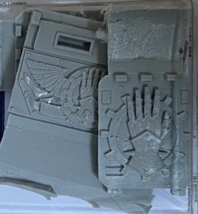 Iron Hands Rhino Doors and frontplate space marines upgrade - £44.67 GBP