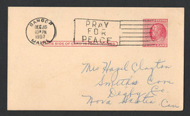 United States 1957 Clearance  Fine Used Post Card - £1.00 GBP