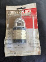 Candado Combinado Donner C-35 Con Número Combinado NUEVO - $40.41