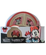 Five (5) Piece ~ Melamine ~ Disney MINNIE MOUSE ~ Melamine ~ Dinnerware Set - $38.48 CAD