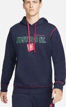 Nike “JDI Tilt” Mens Navy Blue Brushed Back Hooded Hoodie!!(S) - $33.24
