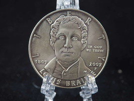 2009 P U.S Louis Braille Liberty Dollar Proof - SKU 419US - £26.77 GBP