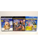 Sing &amp; Sing 2 (4K Ultra HD, 2016) Sing 3D (Blu-ray 3D/2D, 2-disc, 2016) ... - €38,48 EUR