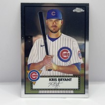 2021 Topps Chrome Platinum Anniversary Kris Bryant Base #186 Chicago Cubs - £1.56 GBP