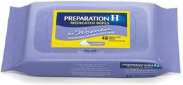 Preparation H Medicated Wipes for Women, 48 Count (2 Pack) - £30.04 GBP