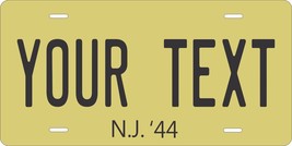 New Jersey 1944 License Plate Personalized Custom Car Bike Motorcycle Moped key - $10.99+