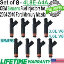 OEM Siemens 8 Pieces Fuel Injectors For 2005, 2006, 2007 Mercury Mariner 3.0L V6 - £96.60 GBP