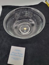 PRINCESS HOUSE Heritage 10&quot; Revere Crystal Bowl Centerpiece Serving Flor... - $24.81 CAD