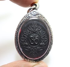 Lord Ganesha Amulet 3 God Of Success Ganesh Ganapati Om Hindu Deva Lucky Pendant - £63.45 GBP