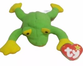 Tags! 1993 Teenie Ty Beanie Baby Smoochy Plush Frog Rare` - $24.05