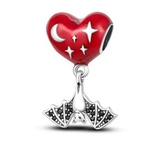 2024 New S925 Vampire Heart Love Dangle Fit Bracelet and Necklace - £8.74 GBP