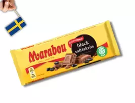 1 Bar of Marabou Black salt Milk Chocolate 100g (3,52 Oz), mjölk choklad, - $5.91