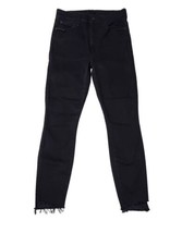 Mother Jeans The Stunner Zip Ankle Step Fray Size 27 Dark Wash Denim Not... - $89.09