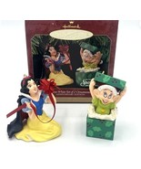 Hallmark 1997 Snow White &amp; Seven Dwarfs Disney Set of 2 Ornaments, NIB NEW - $20.00