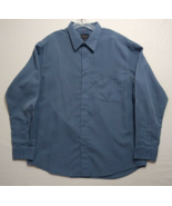 Red Macaw Trading Company Long Sleeve Shirt Button Down Mens XL Blue - £12.78 GBP