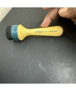 Vintage Speed-O-Print Inking Brush – Mimeograph Duplicator Tool Retro Of... - $40.68 CAD