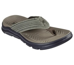 Men&#39;s Skechers Relaxed Fit: Alcano Vencino Sandal, 205107 /LTBR Sizes Lg... - $69.95