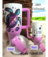 Customized 40oz Glitter Tumbler - $45.99