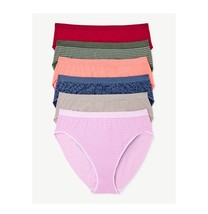 Women&#39;s Joyspun Seamless High Cut Brief Panties 6 Pair Pack Sz XS  (0-2) NIP - £9.15 GBP