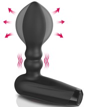 Automatic Inflatable Anal Vibrator - Eric Prostate Massager With 10 Vibrating &amp;  - £46.40 GBP