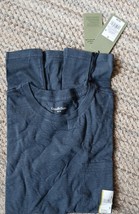 Goodfellow Small Mens Short Sleeve Slub Pocket T-Shirt - Subdued Blue - £8.56 GBP