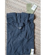 Goodfellow Small Mens Short Sleeve Slub Pocket T-Shirt - Subdued Blue - £8.55 GBP