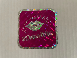 Vending Machine Prism Decal Sticker Kiss Me Pink Lips Vintage 1980&#39;s  - £3.72 GBP