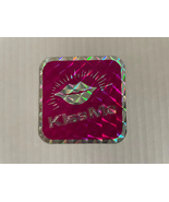 Vending Machine Prism Decal Sticker Kiss Me Pink Lips Vintage 1980&#39;s  - £3.70 GBP