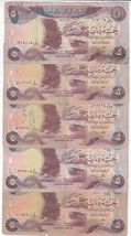 Iraq, Lot of 5, Mixed Banknotes Heavily Used With Some Faults....IR15 - $13.50