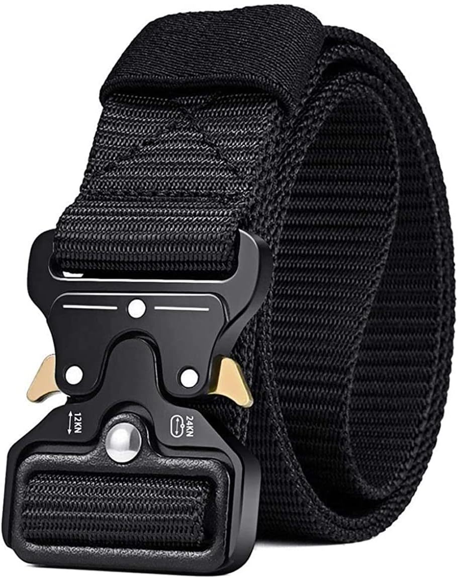 Mozeto Tactical Belts For Men Military Style Work Hiking Riggers Web Gun... - $38.93