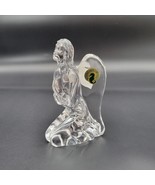 Rare Waterford Crystal Kneeling Angel Sculpture 149639 - $84.14