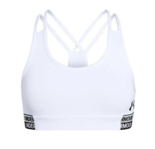 Under Armour Girls&#39; HeatGear Armour Sports Bra, White (100)/Black, Youth... - £17.26 GBP