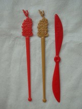 TWA swizzle sticks lot of 3 propeller and Spain - £3.93 GBP