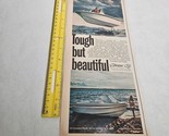 Glasspar Tough But Beautiful Flying V-175 20&#39; Commodore Vintage Print Ad... - $6.98